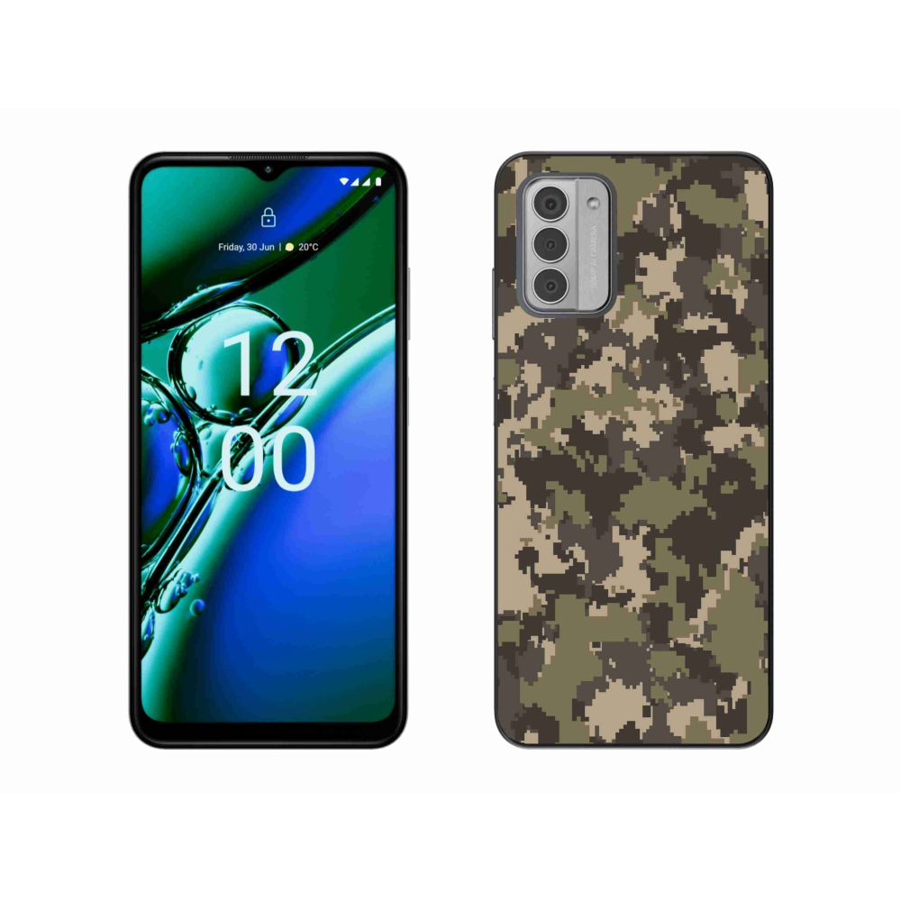 Gelový kryt mmCase na Nokia G42 - maskáčový vzor 12