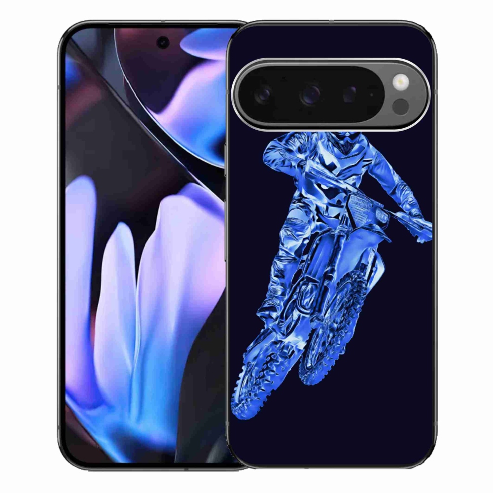 Gelový kryt mmCase na Google Pixel 9 Pro XL - motocross 1