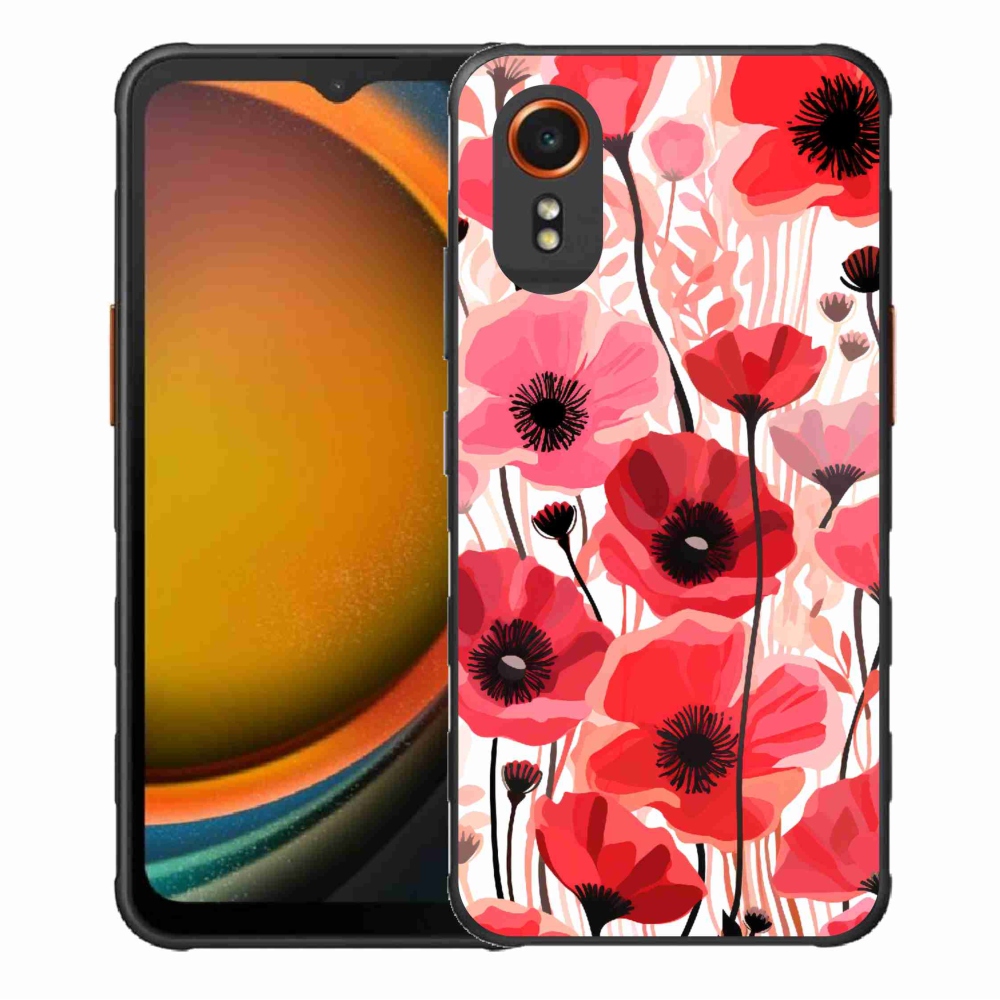 Gelový kryt mmCase na Samsung Galaxy Xcover 7 - vlčí mák 1