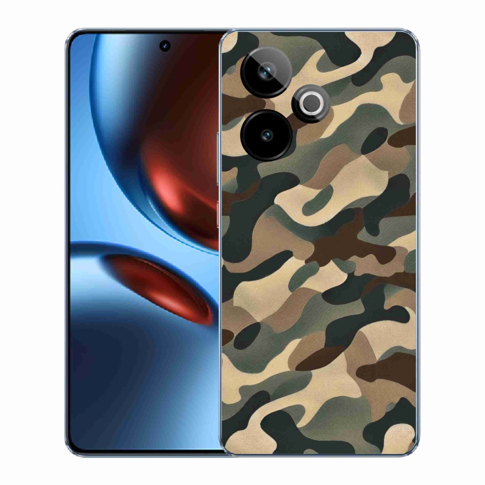 Gelový kryt mmCase na Realme GT 7 5G/GT 7T 5G - maskáčový vzor 11