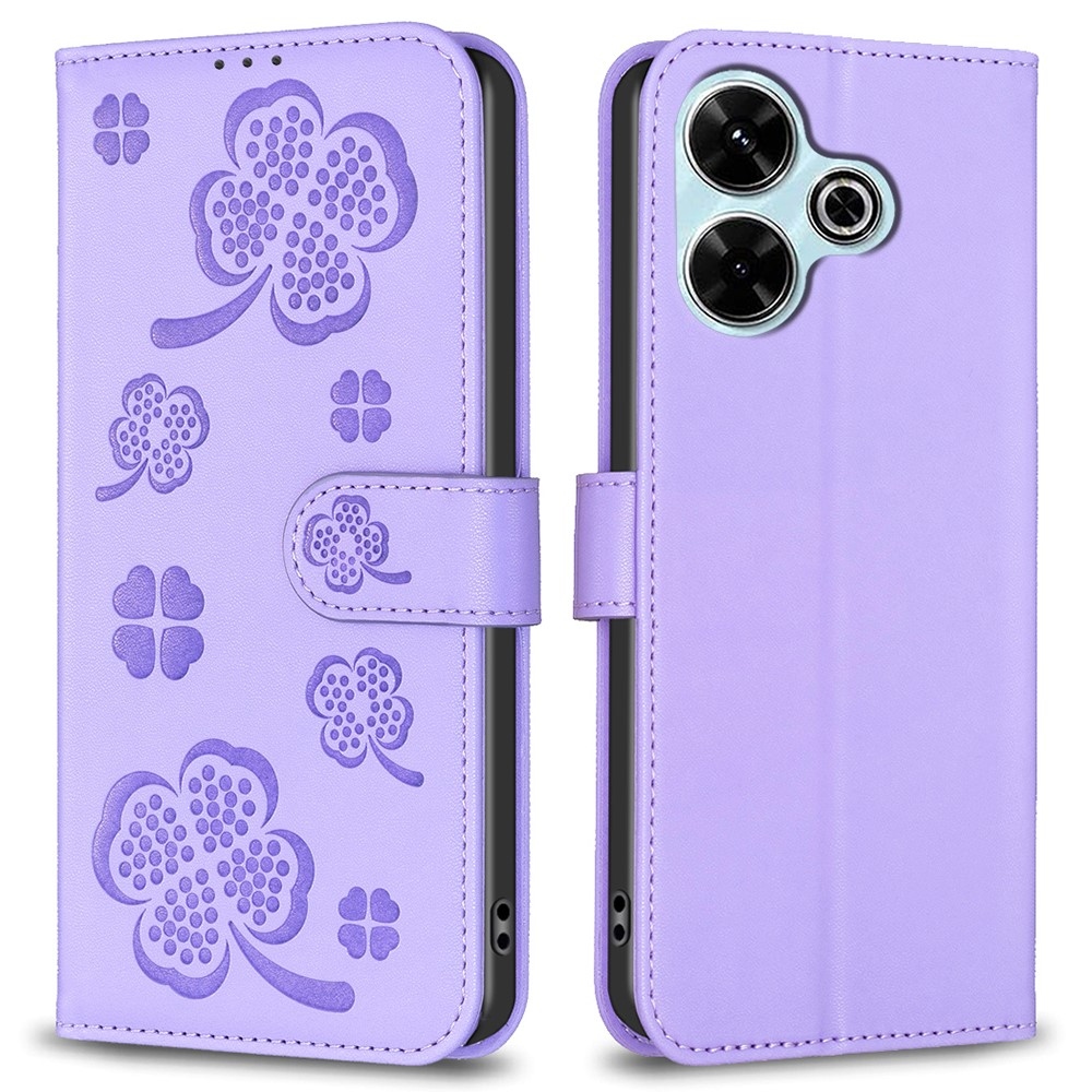 Clover knížkové pouzdro na Xiaomi Redmi 13 4G/Poco M6 4G - fialové