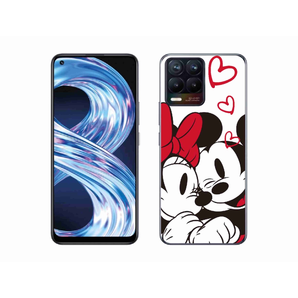 Gelový kryt mmCase na Realme 8 Pro - minnie a mickey