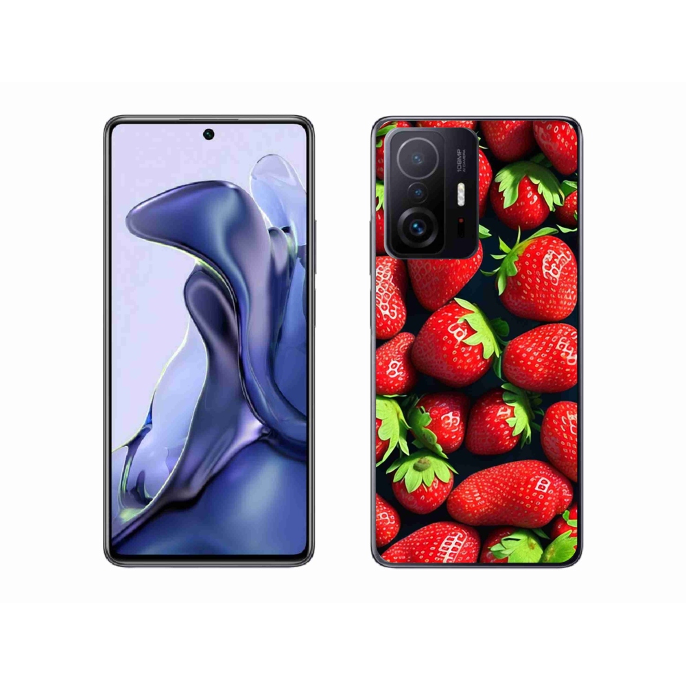 Gelový kryt mmCase na Xiaomi 11T - jahody