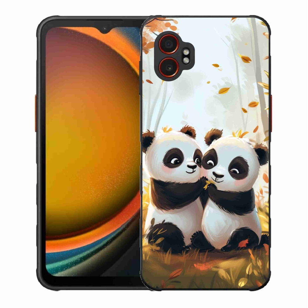 Gelový kryt mmCase na Samsung Galaxy Xcover 7 Pro - pandy