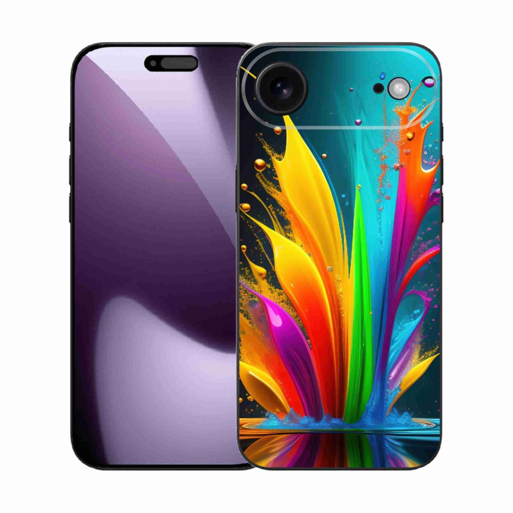 Gelový kryt mmCase na iPhone 17 Air - abstraktní motiv 1