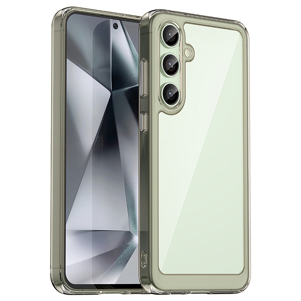 Gelový obal s pevnými zády na Samsung Galaxy S24 FE - šedý