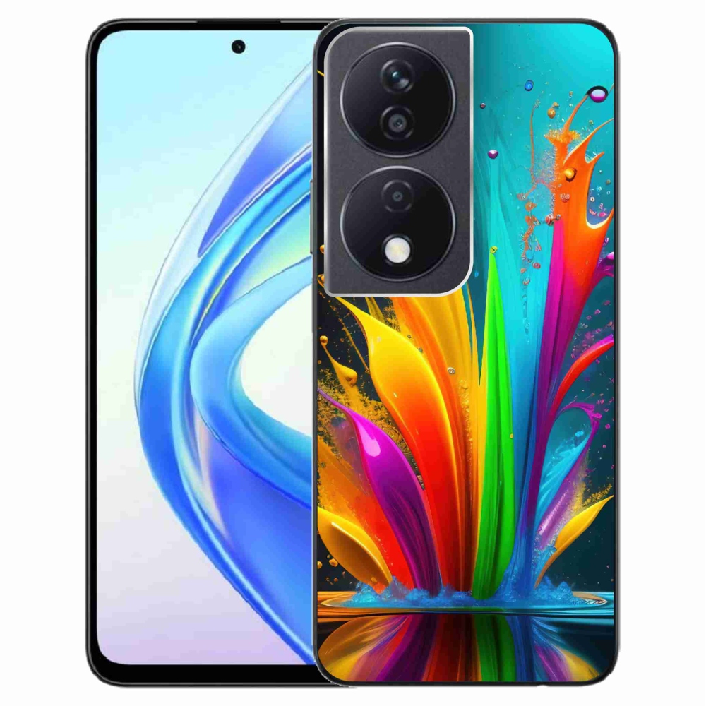 Gelový kryt mmCase na Honor X7b/Honor 90 Smart - abstraktní motiv 1