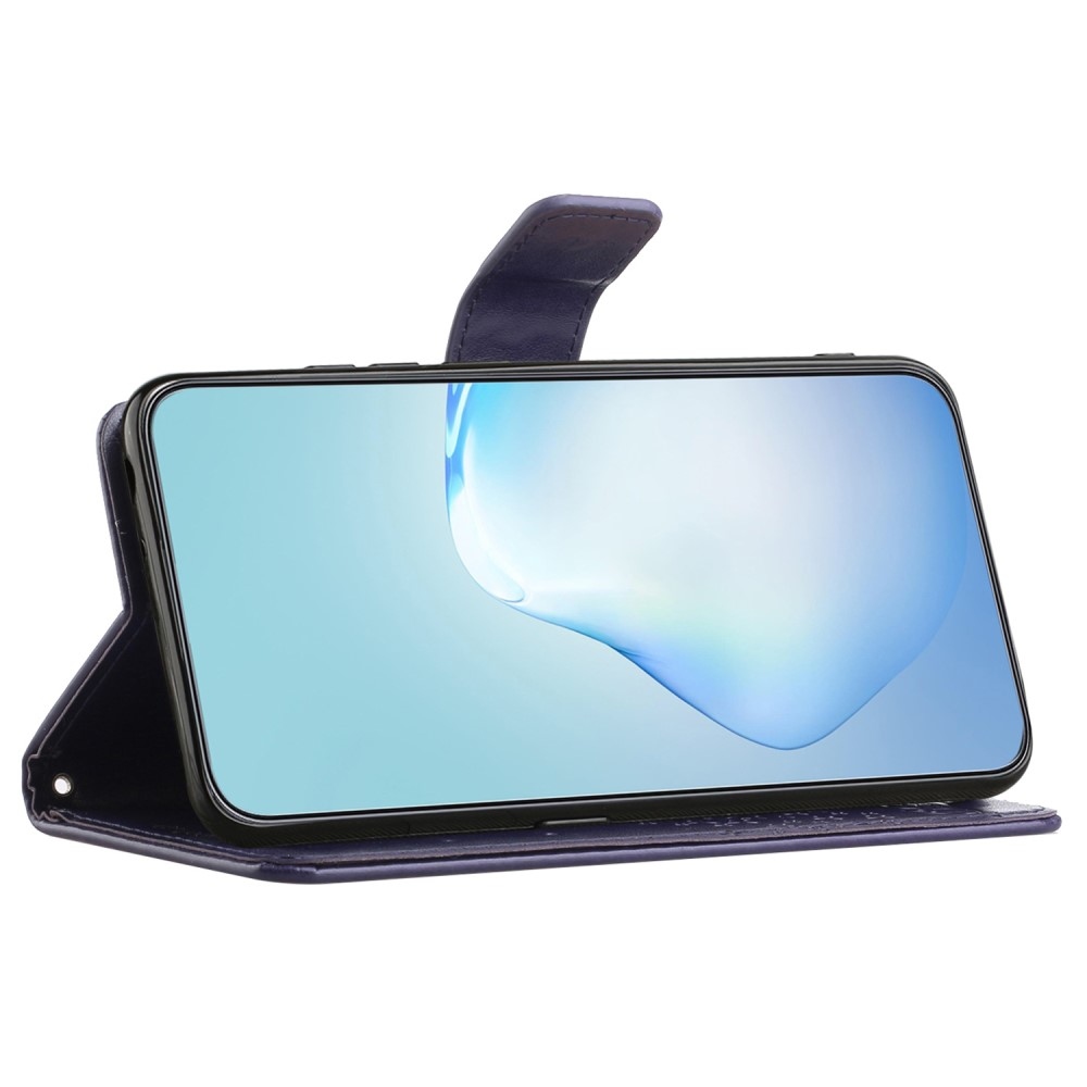 Tree knížkové pouzdro na Samsung Galaxy A25 5G - tmavěfialové