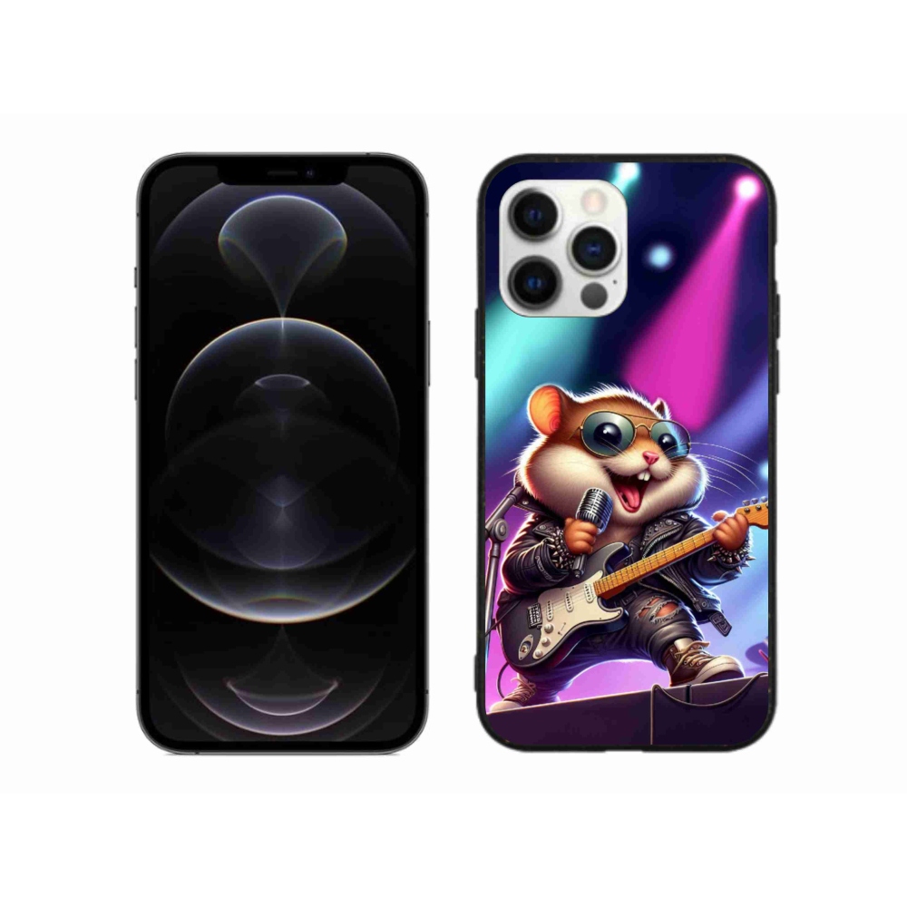 Gelový kryt mmCase na iPhone 12 Pro Max - křeček rocker