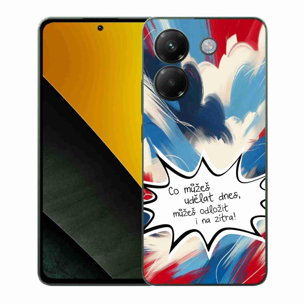 Gelový kryt mmCase na Xiaomi Poco M7 Pro 5G - vtipný text 9 bílé pozadí