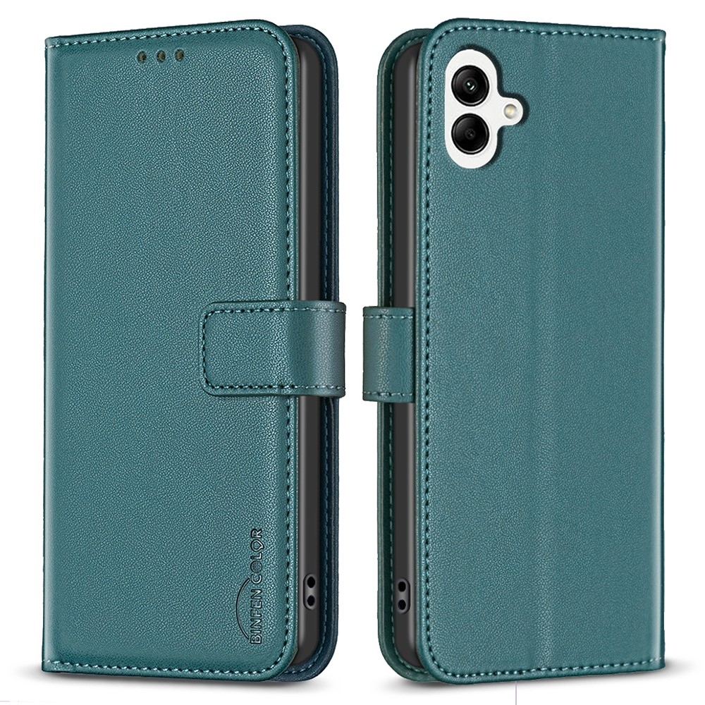 BNF knížkové pouzdro na Samsung Galaxy A06 4G - zelené