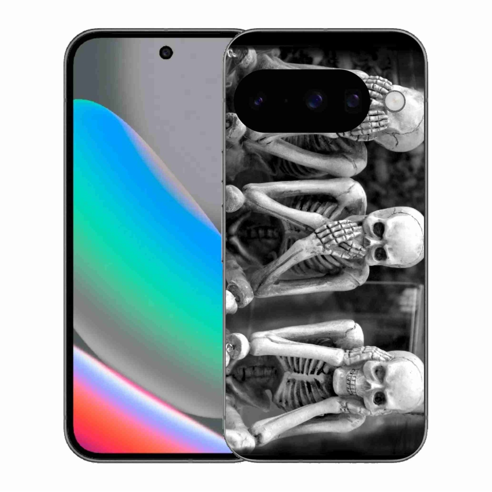 Gelový kryt mmCase na Google Pixel 10 - kostlivci