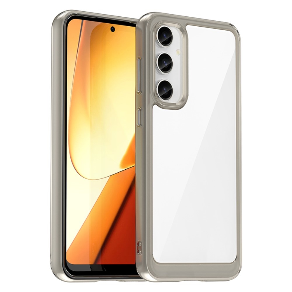 Gelový obal s pevnými zády na Samsung Galaxy S23 FE - šedý