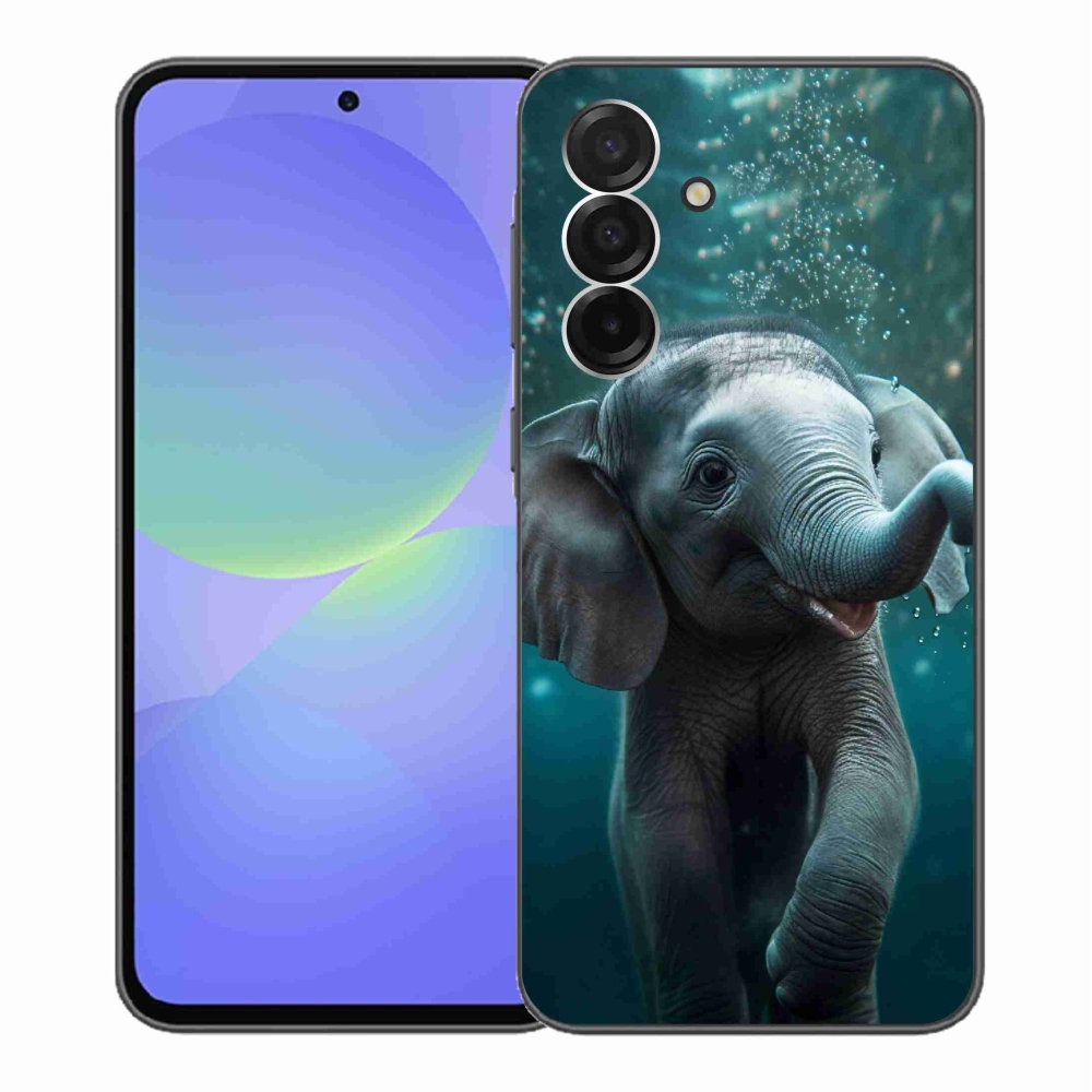 Gelový kryt mmCase na Samsung Galaxy A36 5G - slůně pod vodou