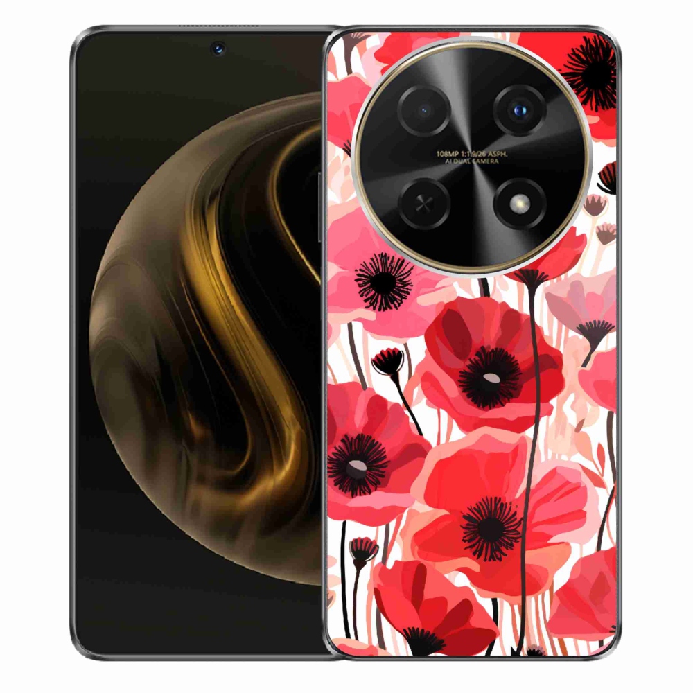 Gelový kryt mmCase na Huawei Nova 12i - vlčí mák 1