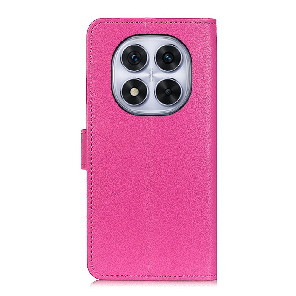 Litchie knížkové pouzdro na Xiaomi Redmi Note 14 Pro - rose