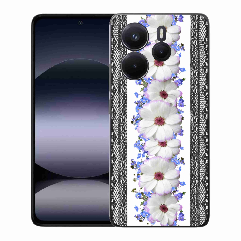 Gelový kryt mmCase na Xiaomi Redmi Note 14 - květiny 8