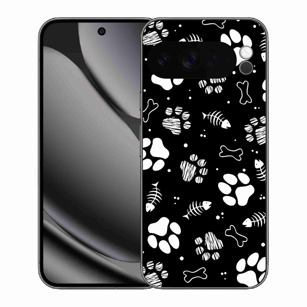 Gelový kryt mmCase na Google Pixel 10 Pro XL - psí tlapky