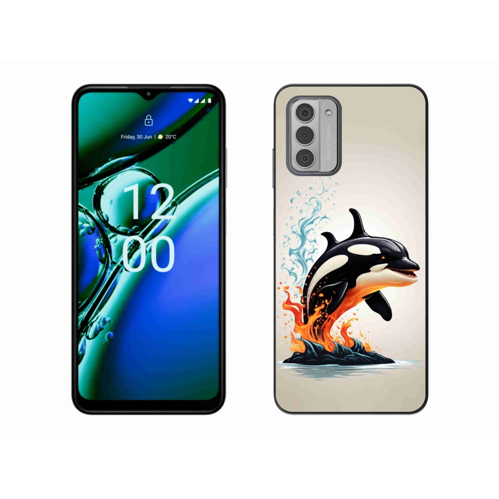 Gelový kryt mmCase na Nokia G42 - kosatka