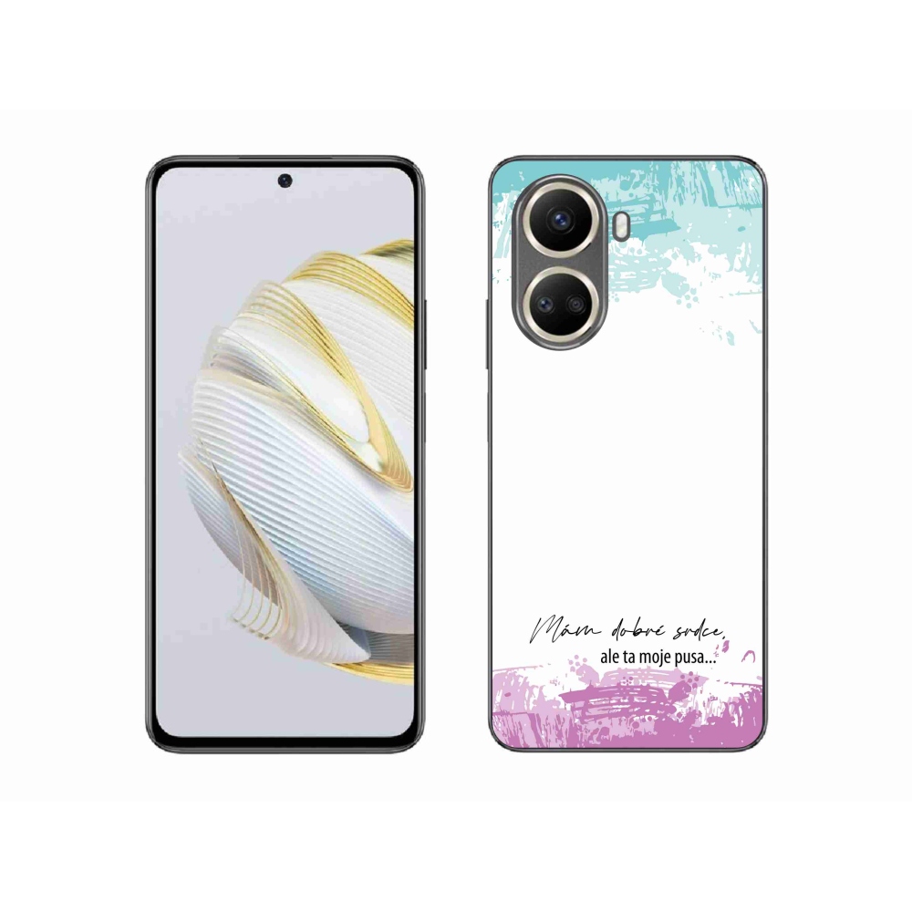 Gelový kryt mmCase na Huawei Nova 10 SE - vtipný text 3 bílé pozadí
