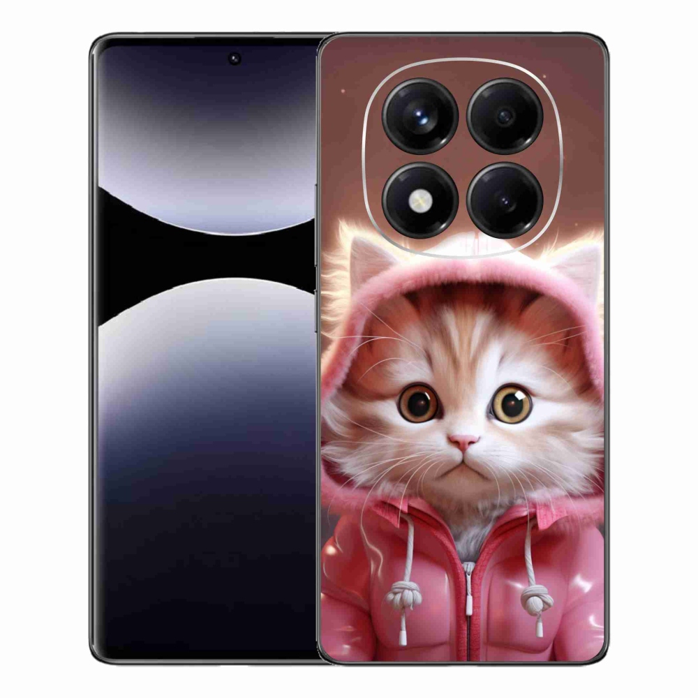Gelový kryt mmCase na Xiaomi Redmi Note 14 Pro - roztomilé kotě 3