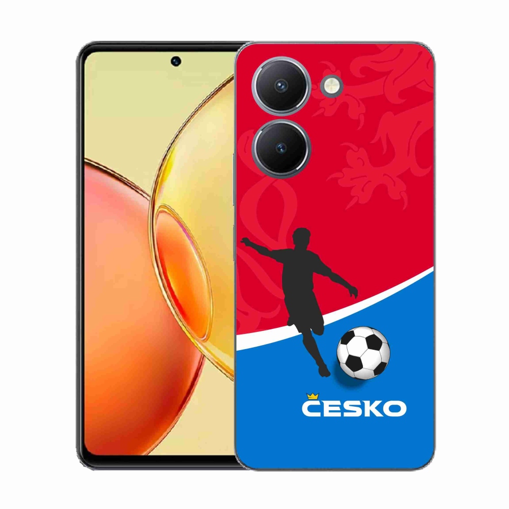 Gelový kryt mmCase na Vivo Y36 - fotbal Česko