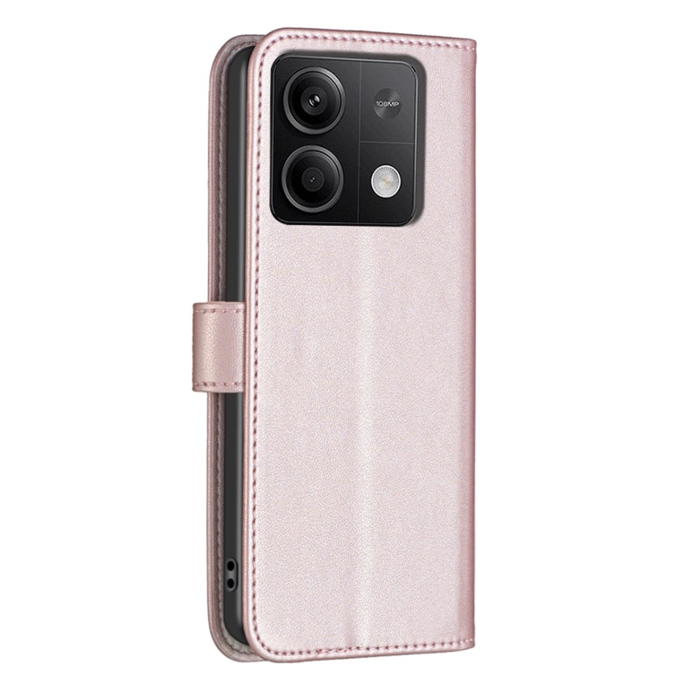 BNF knížkové pouzdro na Xiaomi Redmi Note 13 5G - růžovozlaté