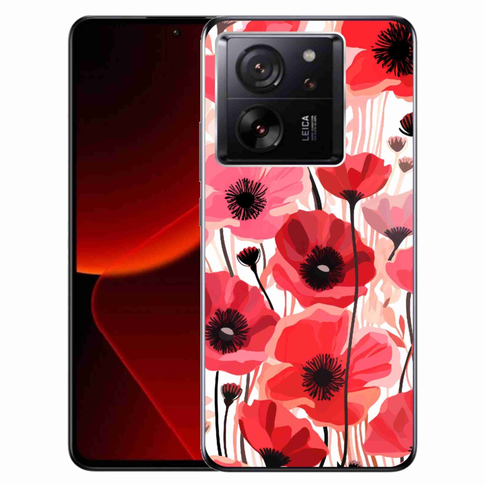 Gelový kryt mmCase na Xiaomi 13T/13T Pro - vlčí mák 1