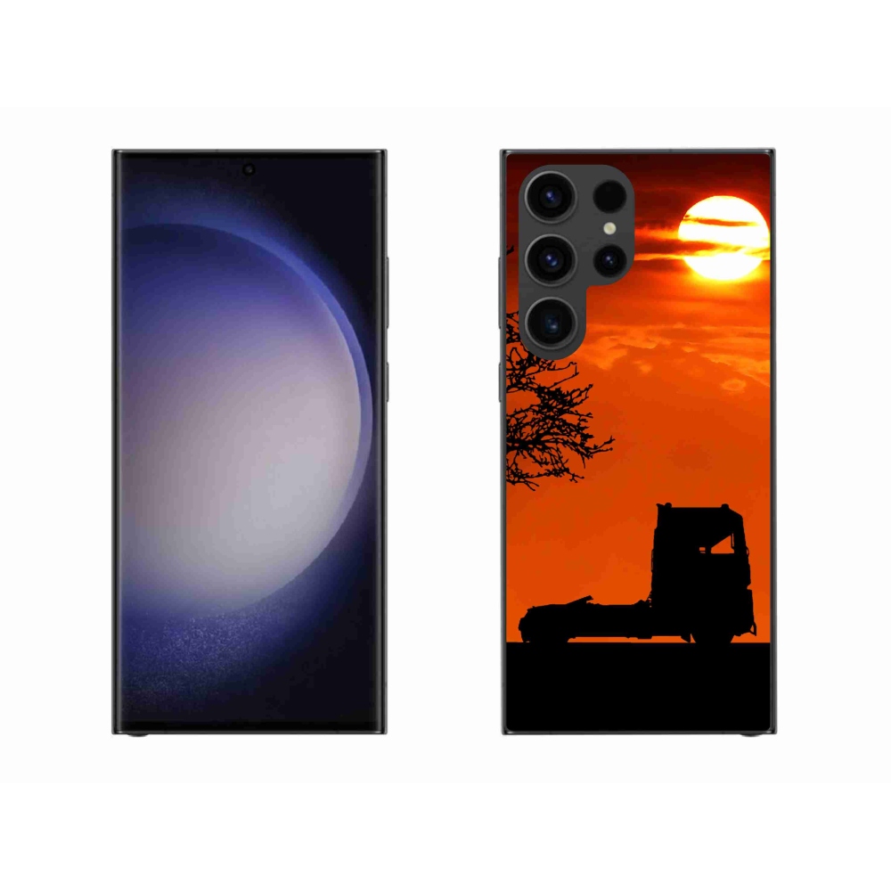 Gelový kryt mmCase na Samsung Galaxy S23 Ultra 5G - kamion 3