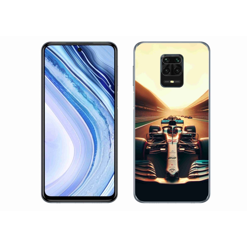 Gelový kryt mmCase na Xiaomi Redmi Note 9S - formule 1