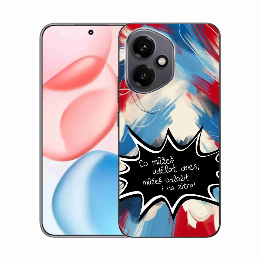 Gelový kryt mmCase na Honor 400 - vtipný text 9 černé pozadí