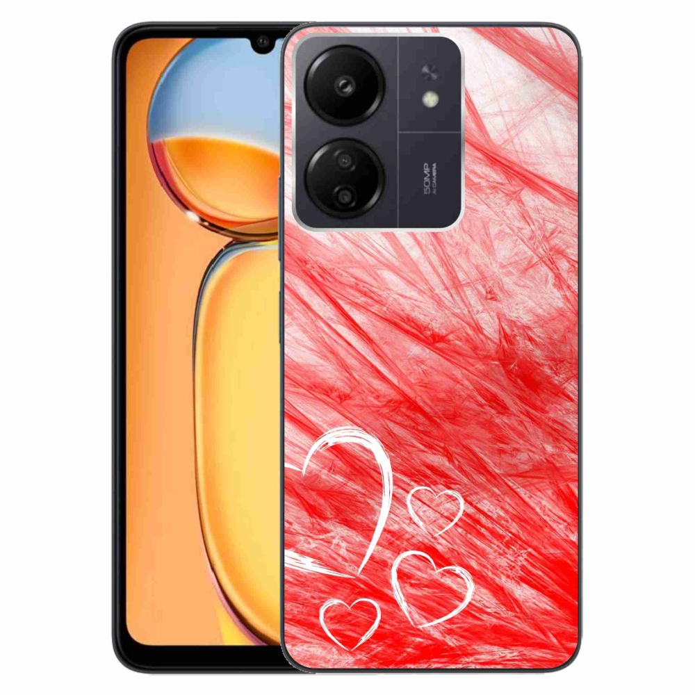 Gelový kryt mmCase na Xiaomi Poco C65/Redmi 13C - heart