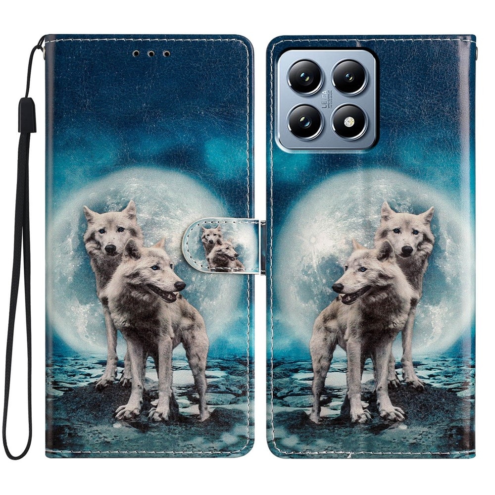 Unique knížkové pouzdro na Xiaomi 15T - dva vlci