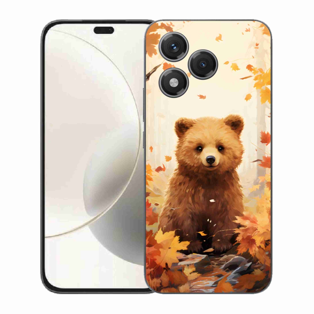 Gelový kryt mmCase na Honor 400 Lite - medvěd v lese