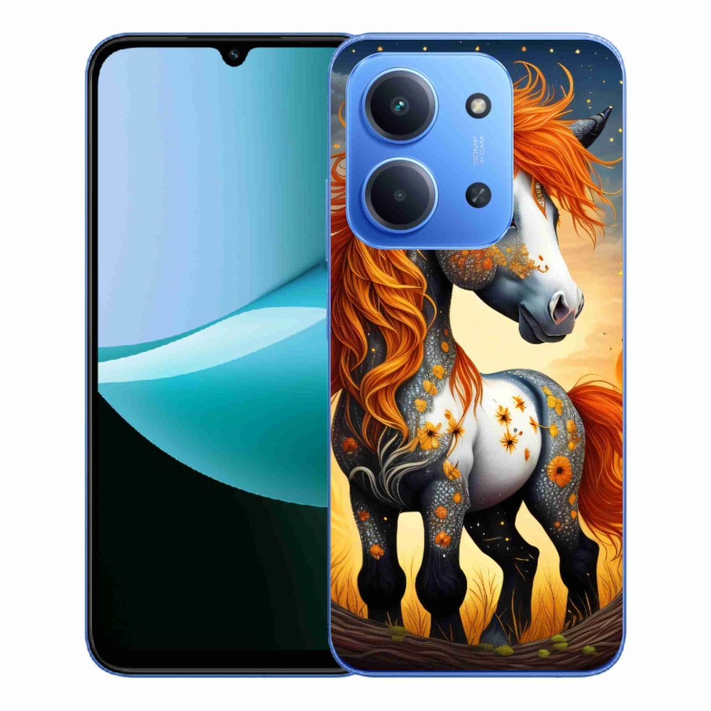 Gelový kryt mmCase na Xiaomi Redmi 15C 4G/5G (173mm) - barevný poník