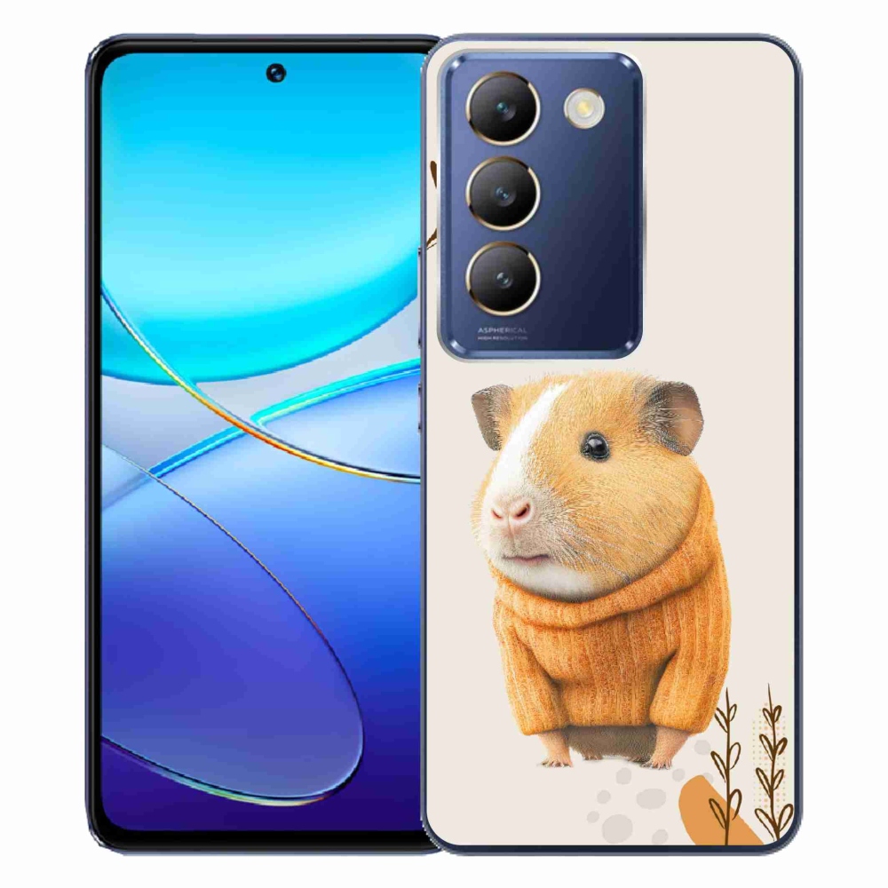 Gelový kryt mmCase na Vivo V40 SE 4G/5G - morče ve svetru