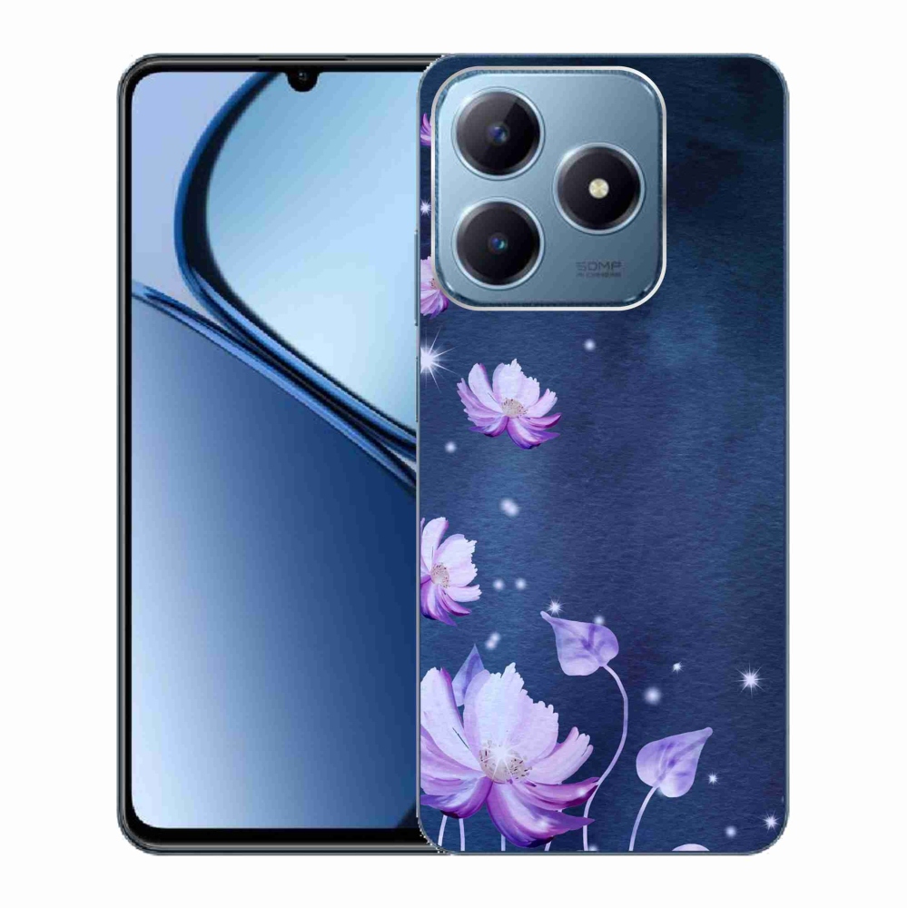 Gelový obal mmCase na Realme C63 - padající květy
