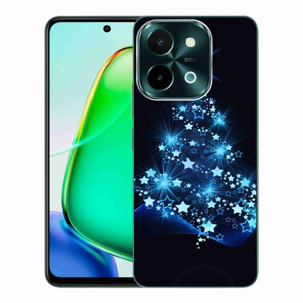 Gelový kryt mmCase na Vivo Y28 - vánoční stromek