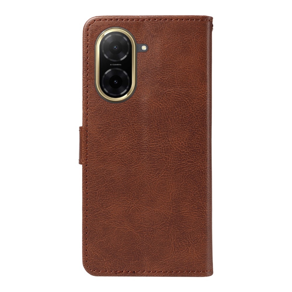 Wallet knížkové pouzdro na Xiaomi Redmi A5 (173.45x79.35x8.45mm) - hnědé