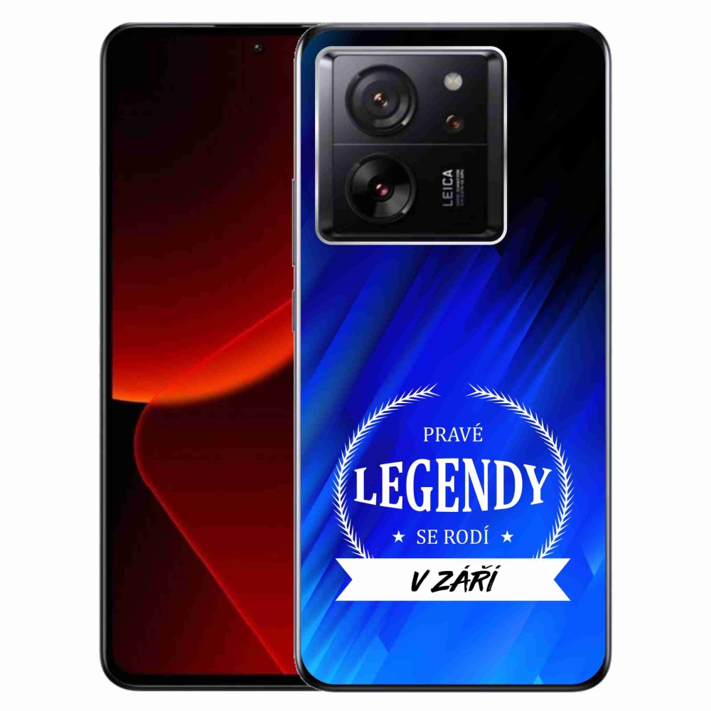Gelový kryt mmCase na Xiaomi 13T/13T Pro - legendy v září modré pozadí