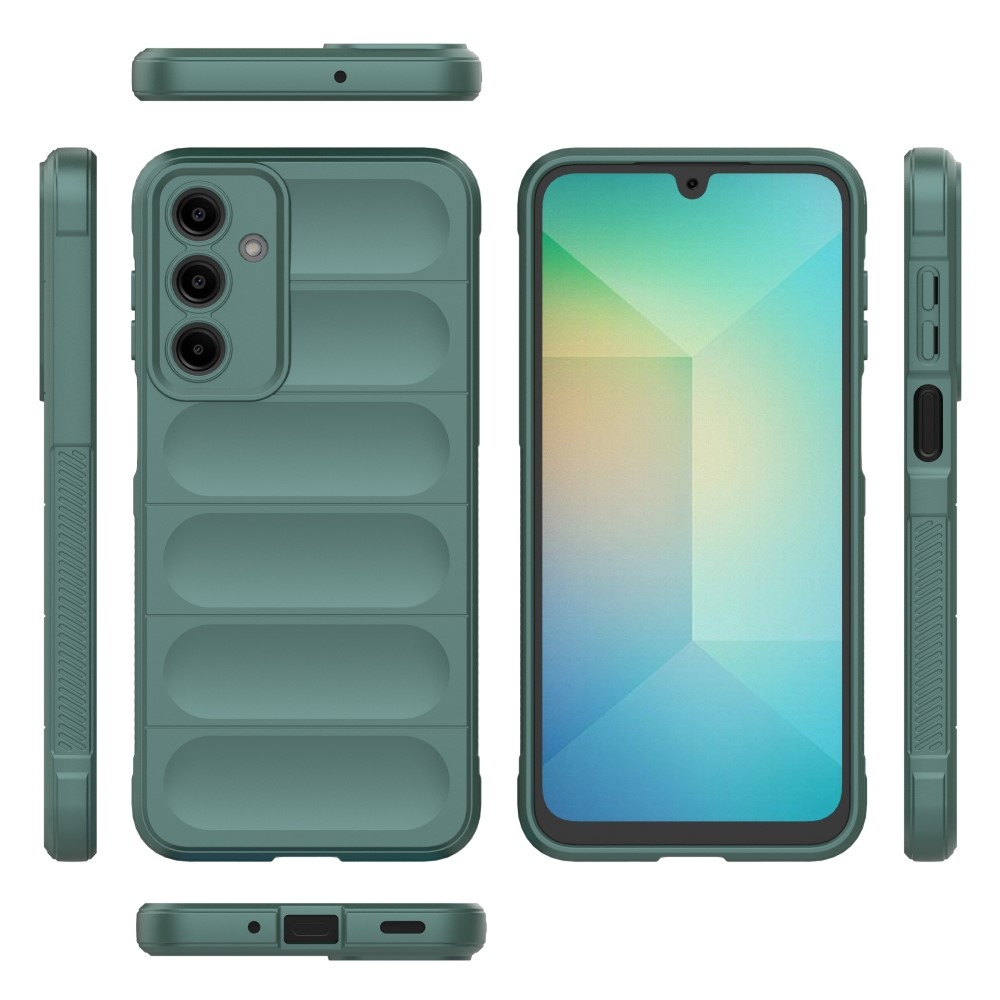 Rugg odolný gelový obal na Samsung Galaxy A16 4G/5G - zelený