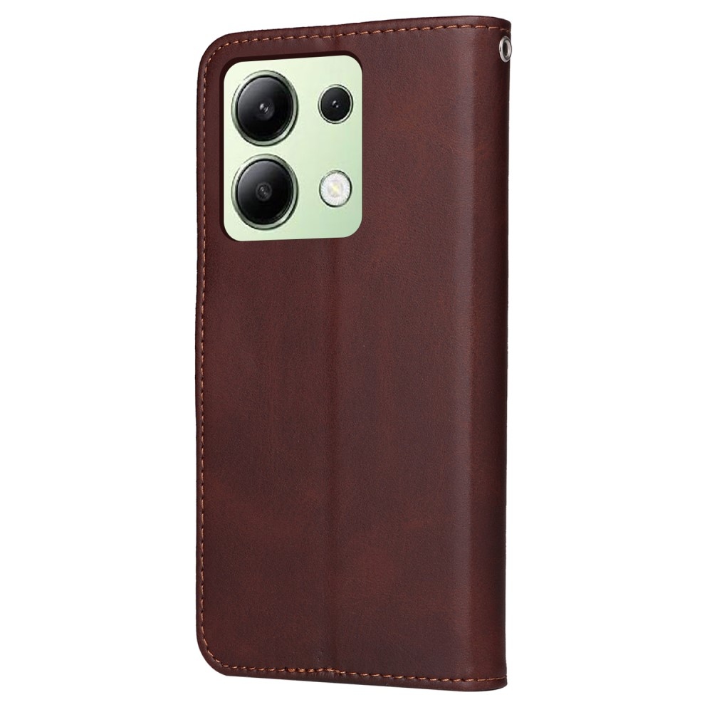 Wallet knížkové pouzdro na Xiaomi Redmi Note 13 - hnědé