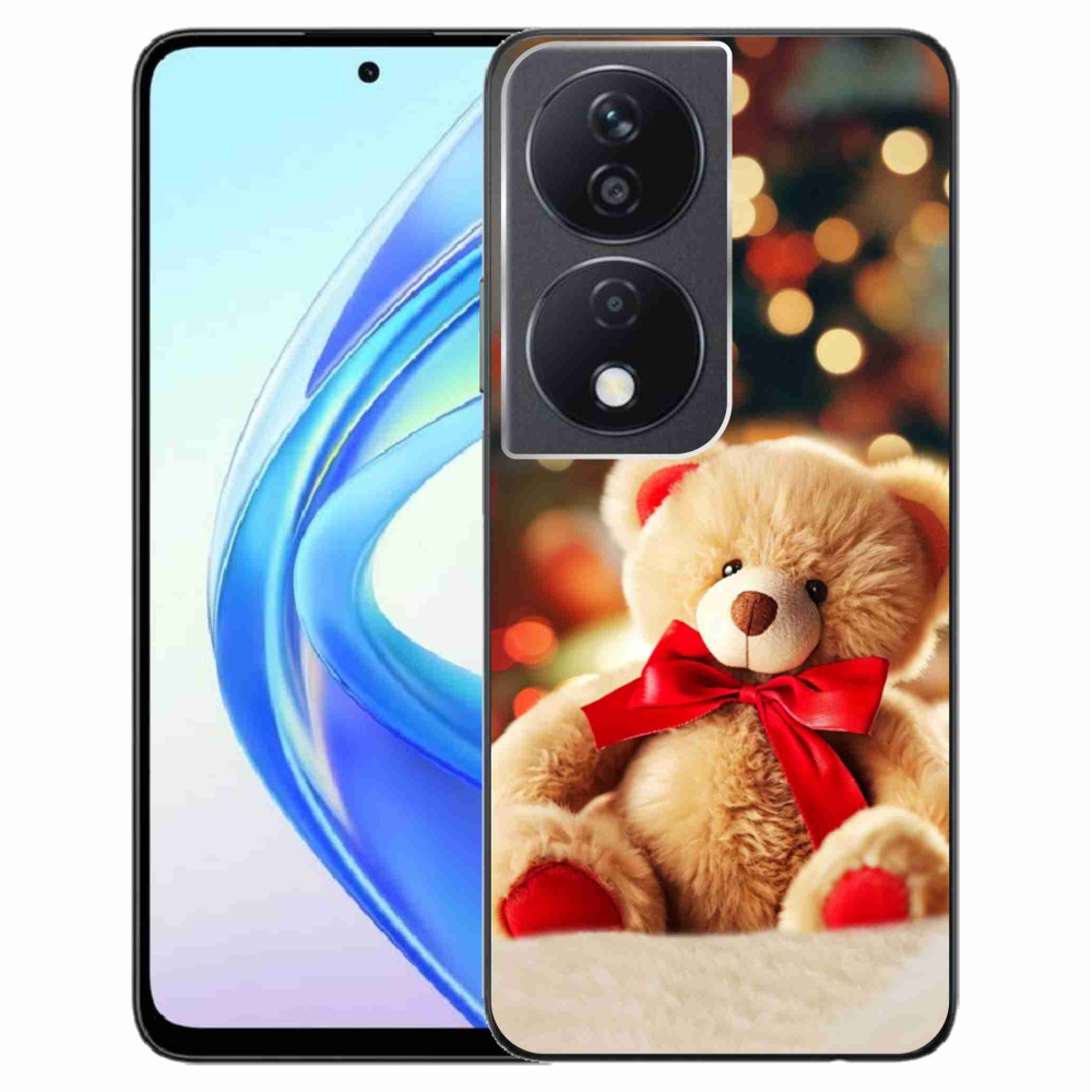 Gelový kryt mmCase na Honor X7b/Honor 90 Smart - plyšový medvídek