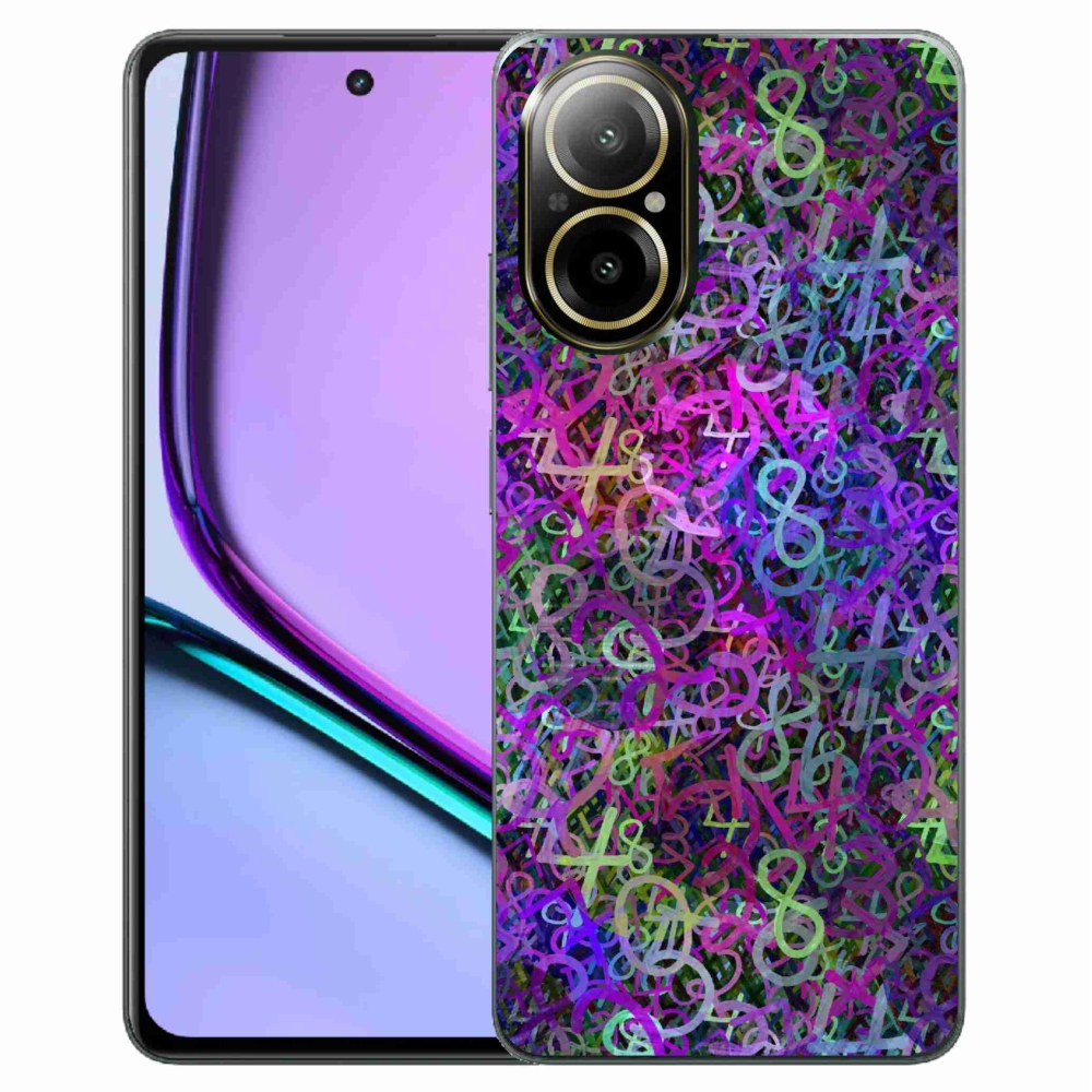 Gelový kryt mmCase na Realme C67 - abstraktní motiv 25