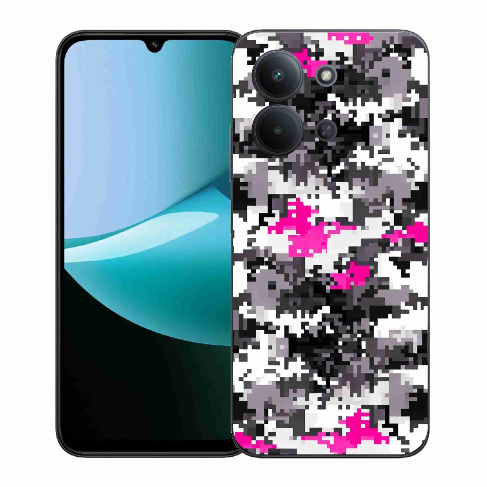 Gelový kryt mmCase na Xiaomi Redmi 15C 4G (171mm)/Poco C85 4G (171mm) - maskáčový vzor 4