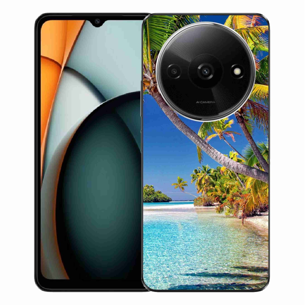 Gelový obal mmCase na Xiaomi Redmi A3 - mořská pláž