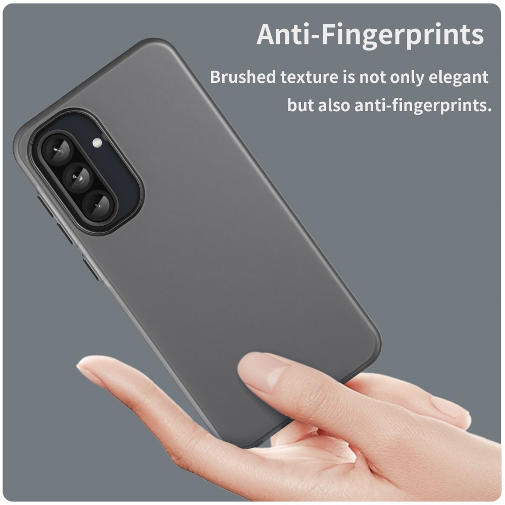 Candys matný gelový obal na Samsung Galaxy A36 5G/A56 5G - černý