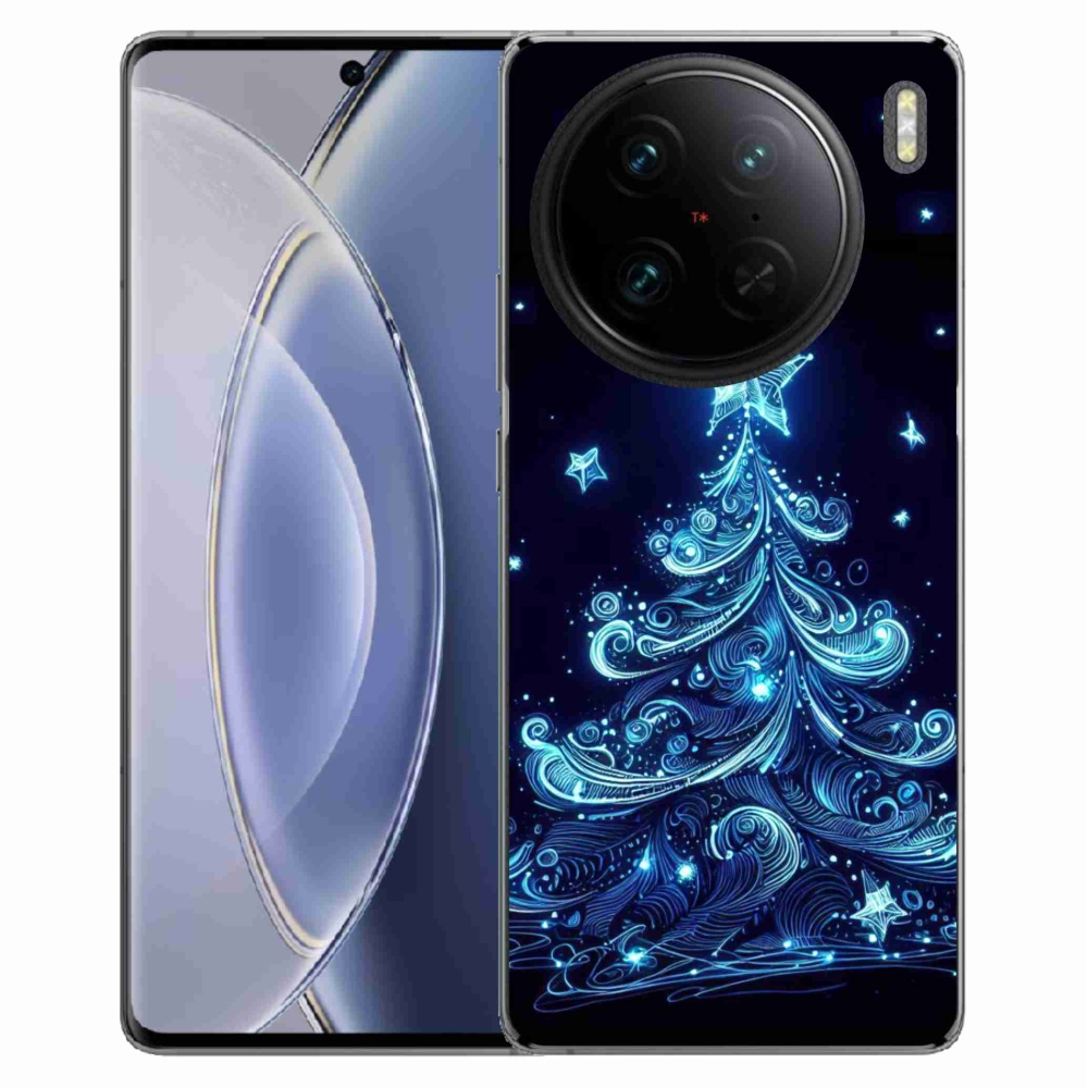 Gelový kryt mmCase na Vivo X90 Pro - neonový vánoční stromek 4