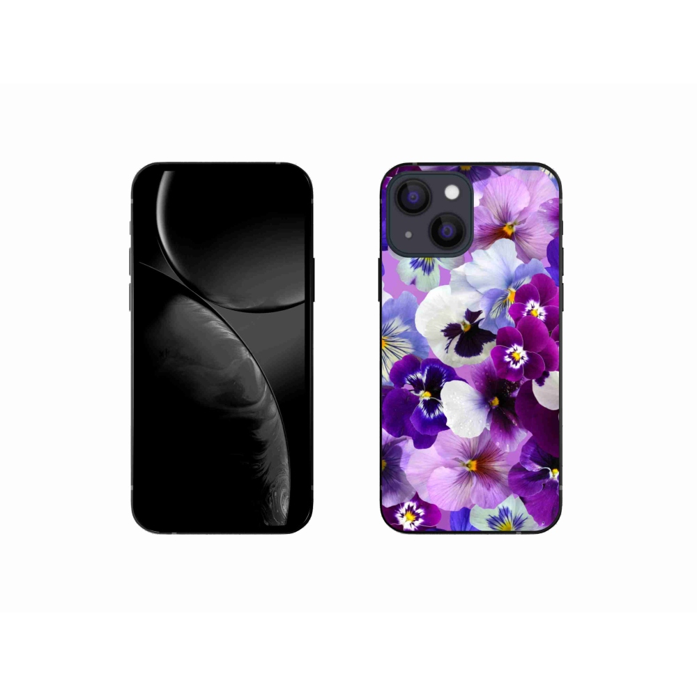 Gelový kryt mmCase na iPhone 13 mini 5.4 - květiny 9