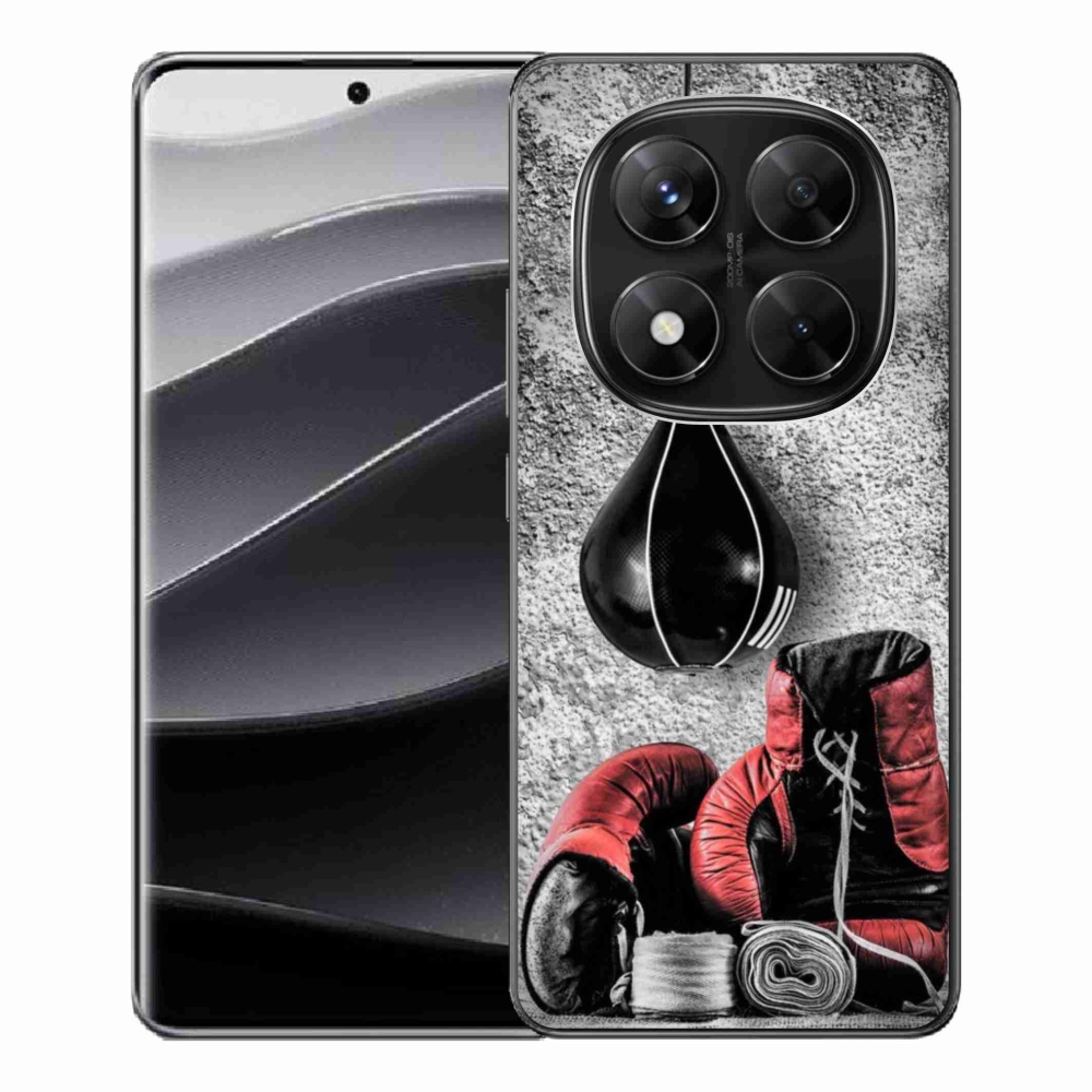 Gelový kryt mmCase na Xiaomi Redmi Note 14 Pro 5G/Poco X7 5G - boxovací pytel a rukavice